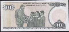 7.Emisyon 2.Tertip 10 Lira E56 483489 Çok Temiz+