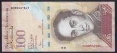 Venezuela 100 Bolivares 2015 Çil Pick93h