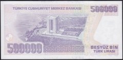 7.Emisyon 4.Tertip 500000 Lira L06 355624 Çil