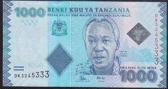 TANZANYA 1000 SHİLİNG 2010 ÇİL (333) eski para mezat