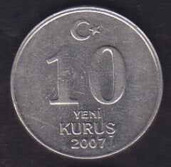 2007 Yılı 10 Kuruş
