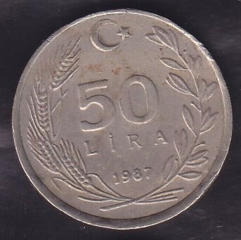 1987 Yılı 50 Lira