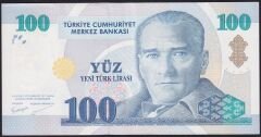 8.Emisyon 100 YTL B15 857218 Çok Çok Temiz