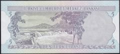 6.Emisyon 1.Tertip 5 Lira F25 262061 Çok Çok Temiz+