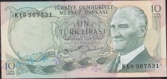 6.Emisyon 2.Tertip 10 Lira K16 367531 Çilaltı