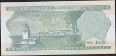 6.Emisyon 2.Tertip 10 Lira K16 367531 Çilaltı
