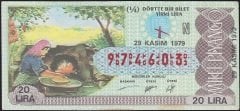 1979 29 Kasım Çeyrek Bilet - N Serisi