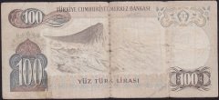6.Emisyon 1.Tertip 100 Lira B03 222560 Temiz