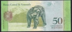 Venezuela 50 Bolivares 2015 Çil Pick 92j