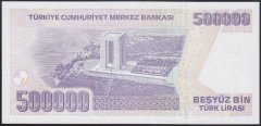 7.EMİSYON 4.TERTİP 500000 LİRA L09 932892 ÇİLALTI ÇİL