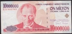 7.Emisyon 10 000 000 Lira A23 801763