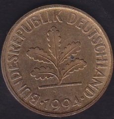 Almanya 10 Pfennig 1994 F
