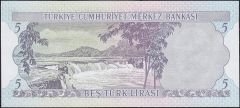 6.Emisyon 1.Tertip 5 Lira F21 106648 Çilaltı Çil
