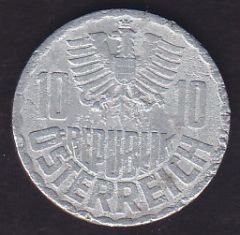 Avusturya 10 Groschen 1967