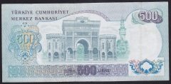 6.EMİSYON 2.TERTİP 500 LİRA H43 030472 ÇOK TEMİZ +