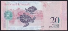 Venezuela 20 Bolivares 2013 ÇİL Pick 91f