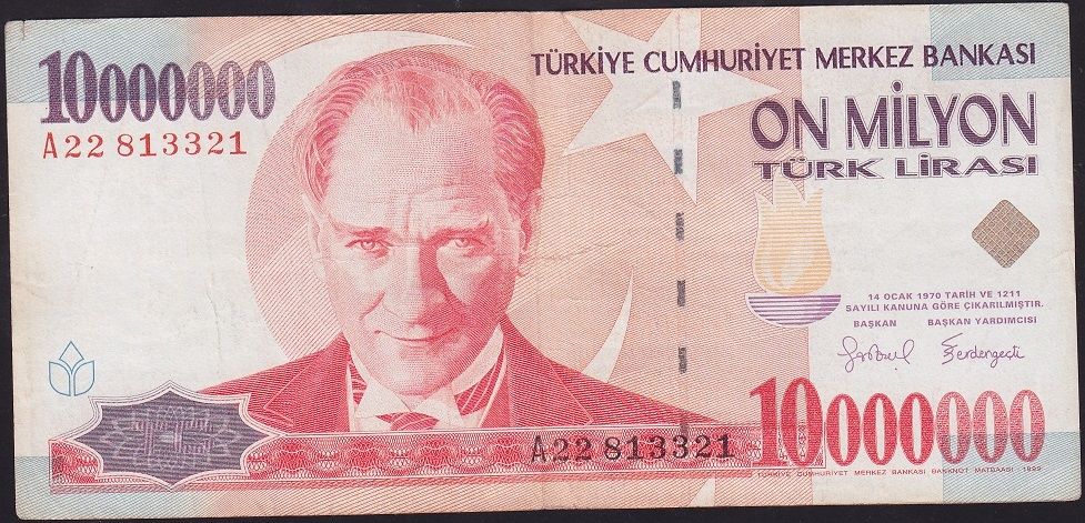 7.Emisyon 10 000 000 Lira A22 813321