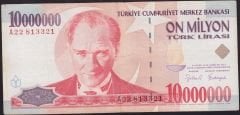 7.Emisyon 10 000 000 Lira A22 813321