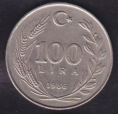 1986 Yılı 100 Lira