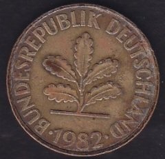 Almanya 10 Pfennig 1982 F