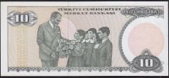 7.Emisyon 2.Tertip 10 Lira E50 060566 Çil