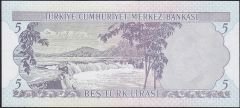 6.Emisyon 1.Tertip 5 Lira F09 076690 Çilaltı