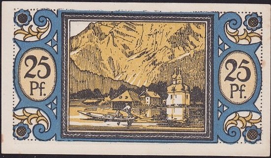 Almanya 25 Pfennig Notgeld 1921 Çil