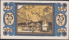 Almanya 25 Pfennig Notgeld 1921 Çil