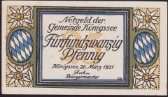 Almanya 25 Pfennig Notgeld 1921 Çil