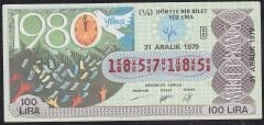 1979 31 Aralık Çeyrek Bilet - B Serisi
