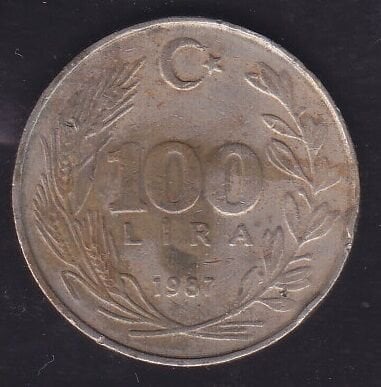 1987 Yılı 100 Lira