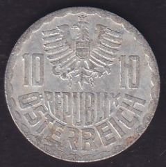 Avusturya 10 Groschen 1992