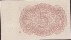 Almanya 5 Trilyon Mark ( 5000000000 )1923 Çilaltı Çil