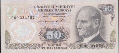 6.EMİSYON 1.TERTİP 50 LİRA C60 331552 ÇİLALTI