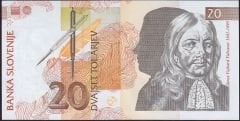 Slovenya 20 Tolarjev 1992 Çilaltı Çil Pick 12