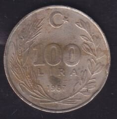 1987 Yılı 100 Lira