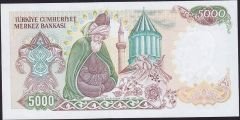 7.Emisyon 2.Tertip 5000 Lira D45 371137 Çil