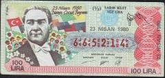 1980 23 Nisan Yarım Bilet - Y Serisi
