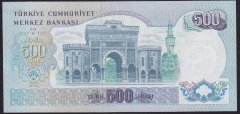 6.EMİSYON 2.TERTİP 500 LİRA H21 226487 ÇOK ÇOK TEMİZ + ( DÜZLENMİŞ )