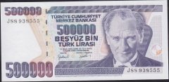 7.Emisyon 4.Tertip 500000 Lira J88 938555 Çil