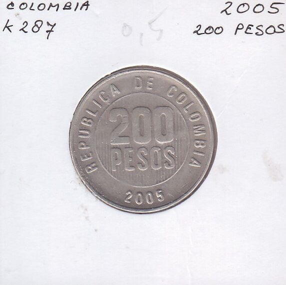 Kolombiya 200 Pesos 2005