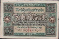 Almanya 10 Mark 1920 Çok Temiz+