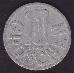 Avusturya 10 Groschen 1995
