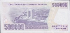 7.Emisyon 4.Tertip 500000 Lira L79 285013 Çil