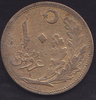 1924 (1340) YILI 10 KURUŞ