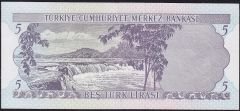 6.Emisyon 1.Tertip 5 Lira E21 003965 Çilaltı