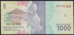 Endonezya 1000 Rupiah 2016 ÇİL AA Pick 154