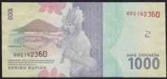 Endonezya 1000 Rupiah 2016 ÇİL AA Pick 154