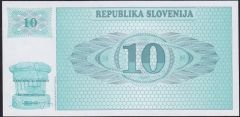 Slovenya 10 Tolarjev 1990 Çil Pick 4