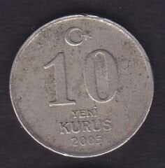 2005 Yılı 10 Kuruş